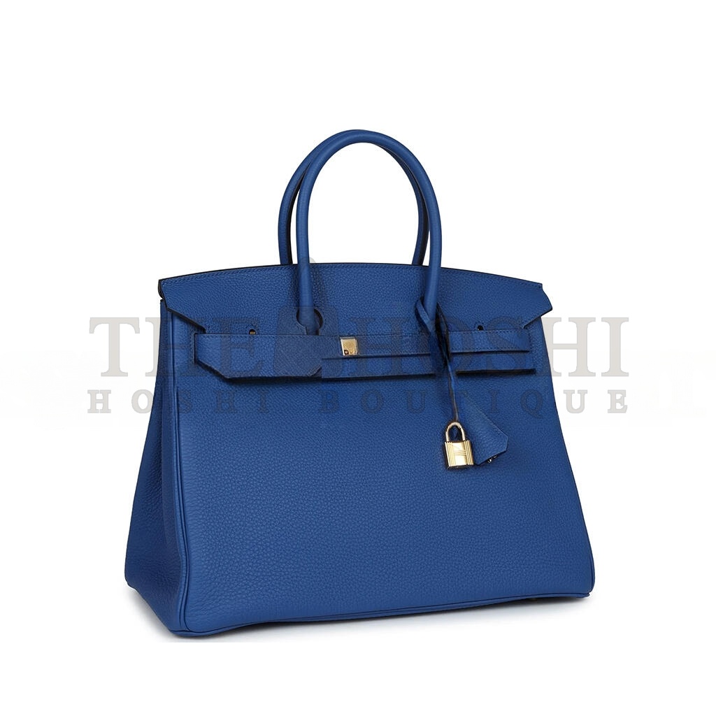 H**me5 BIRKIN 35 BLEU ROYAL TOGO GOLD HARDWARE (35*28*18cm) Master Quality